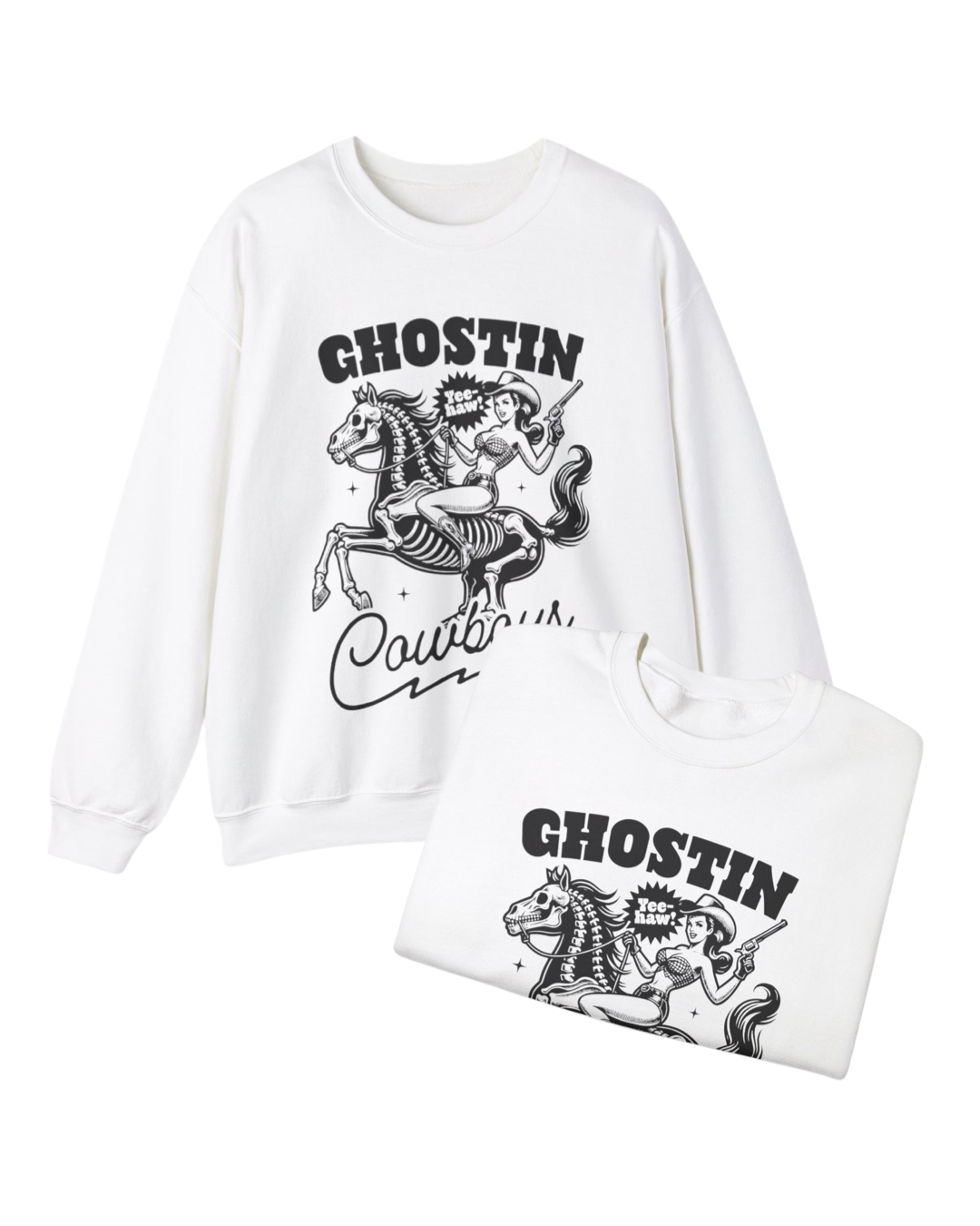 Ghostin’ Cowboys Crewneck