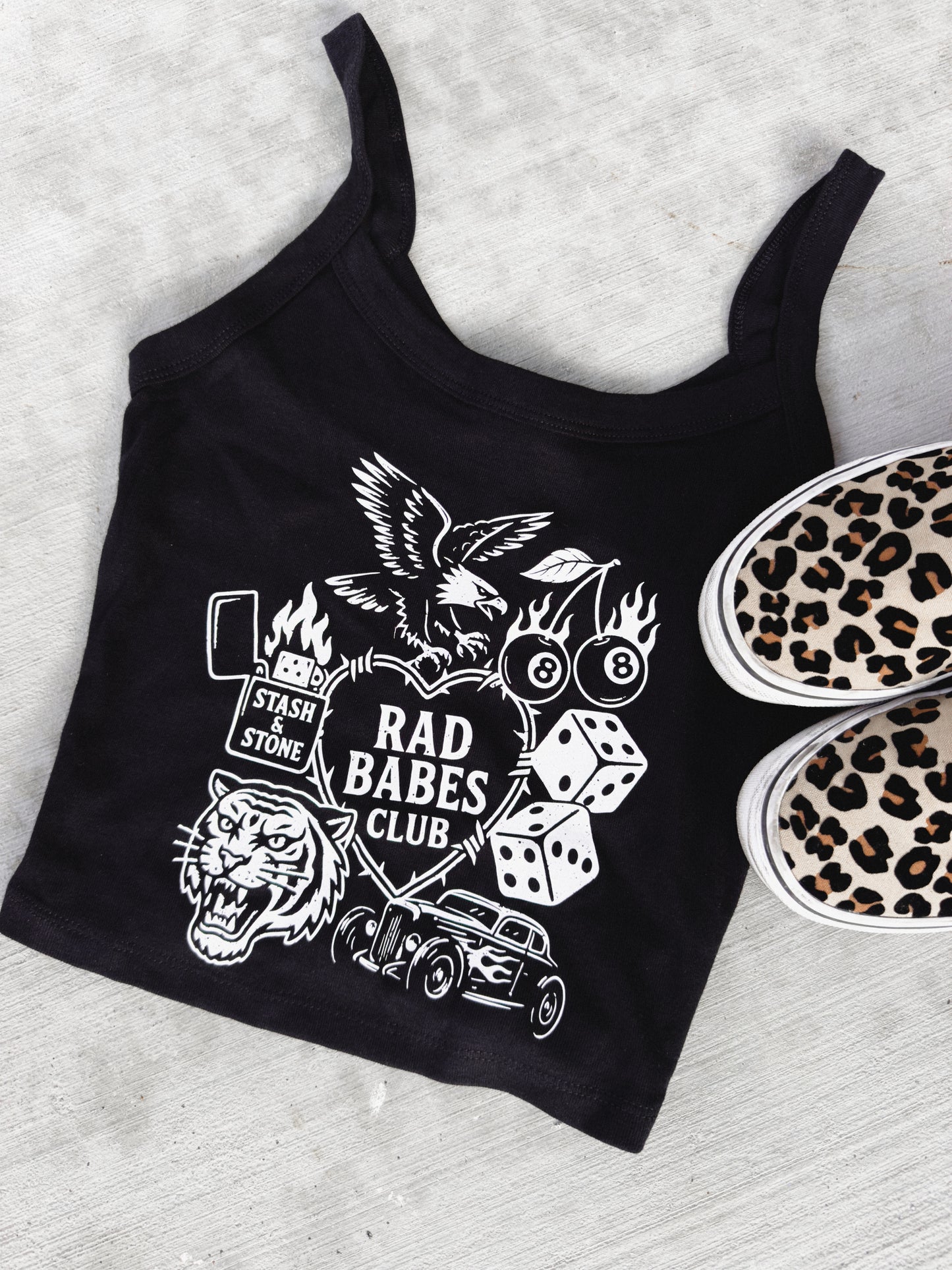 Rad Babes Club Rib Tank