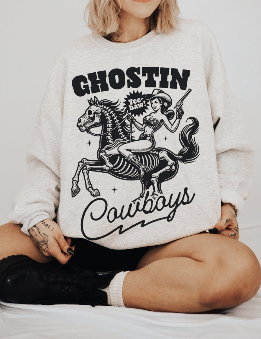 Ghostin’ Cowboys Crewneck
