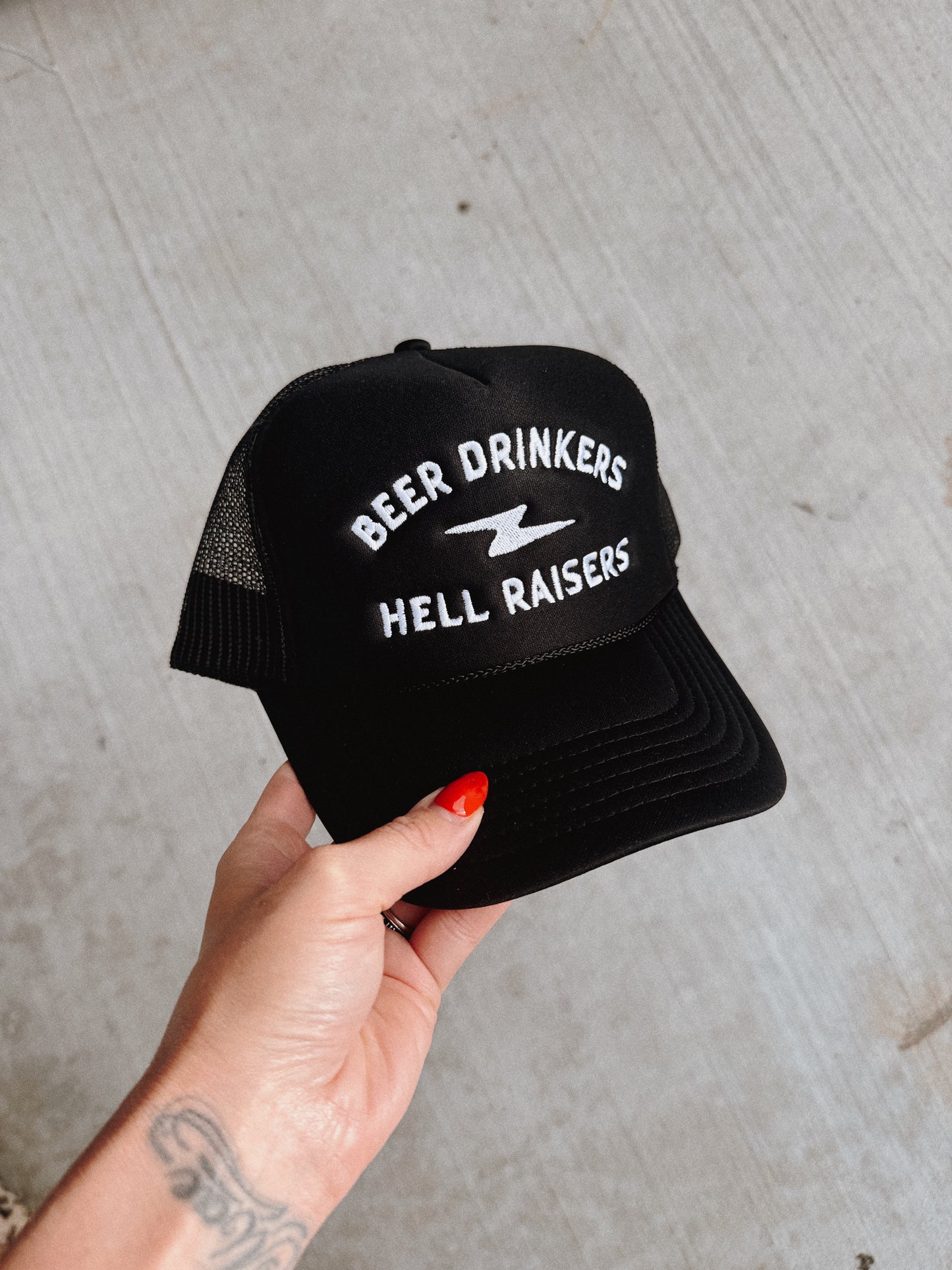Beer Drinkers + Hell Raisers Trucker Hat