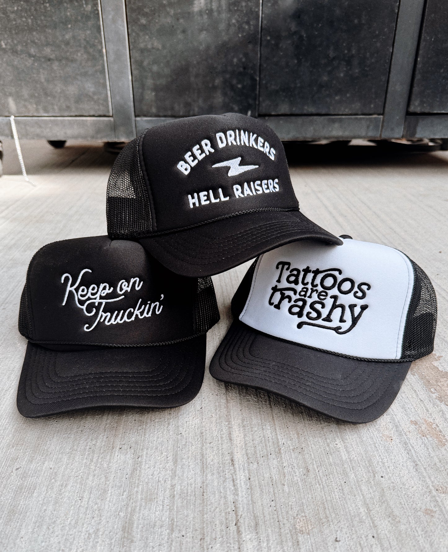 Beer Drinkers + Hell Raisers Trucker Hat