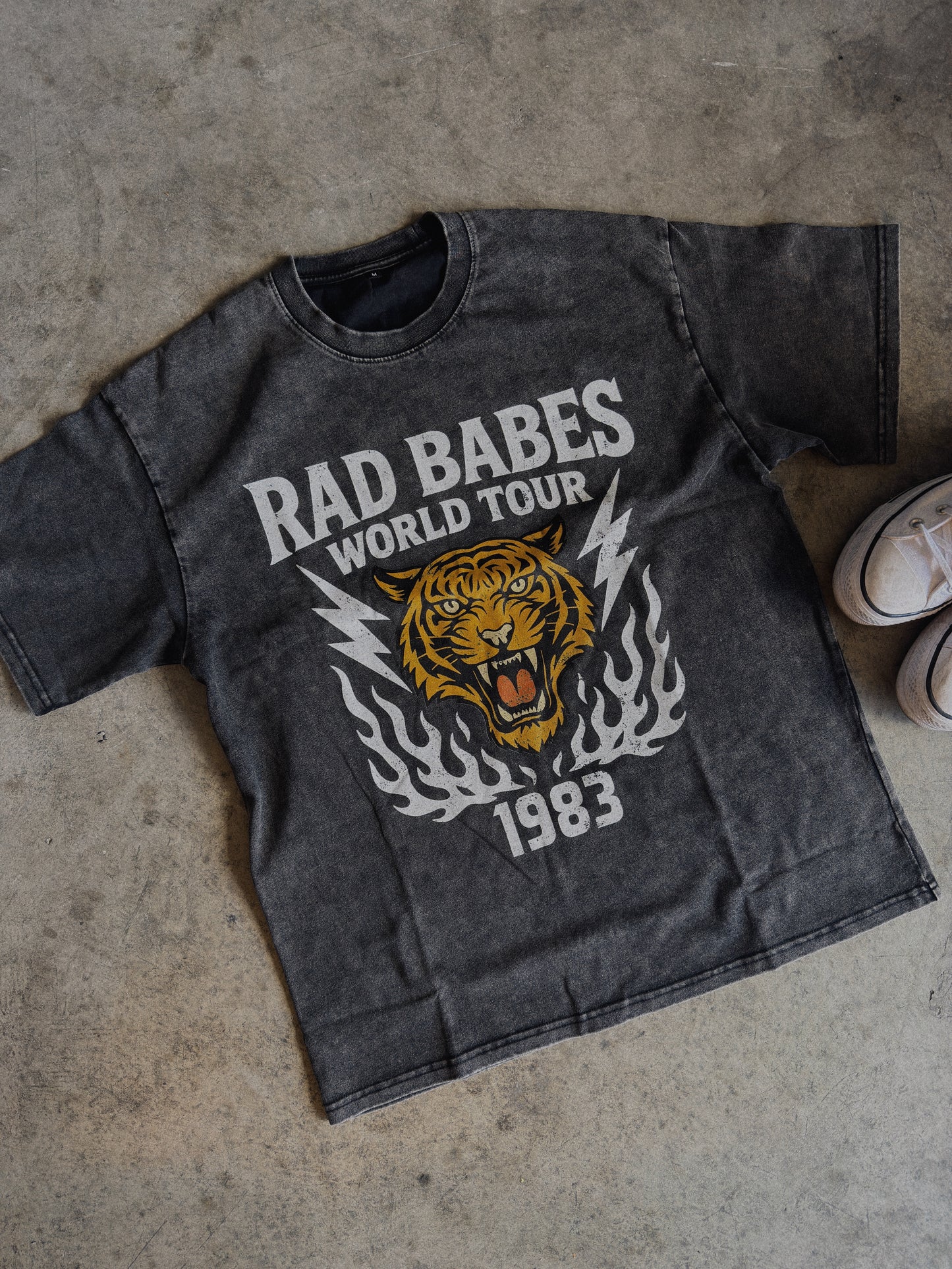 World Tour Acid Wash Tee