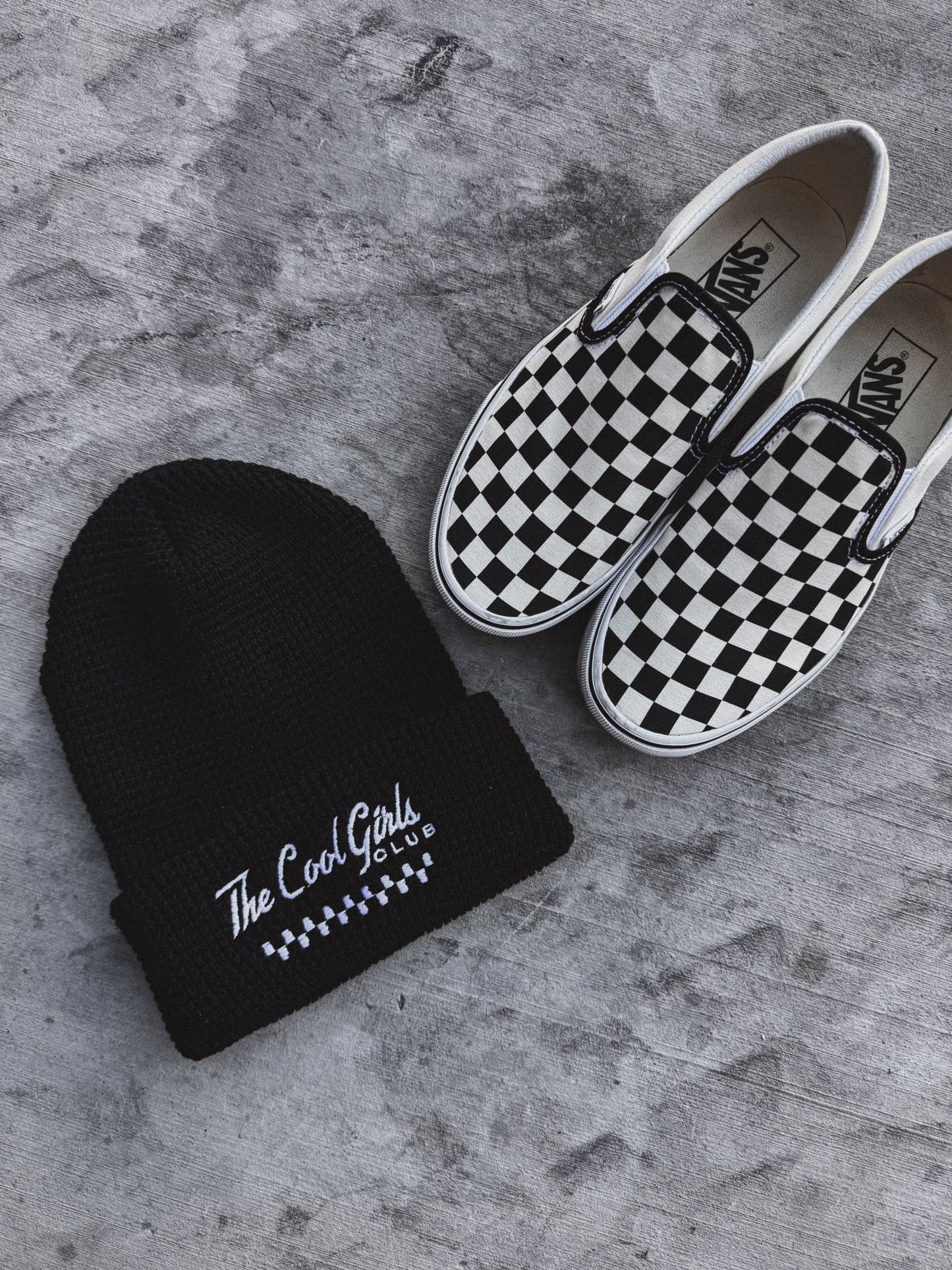 Cool Girls Club Waffle Beanie