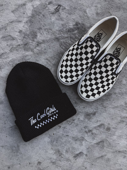 Cool Girls Club Waffle Beanie