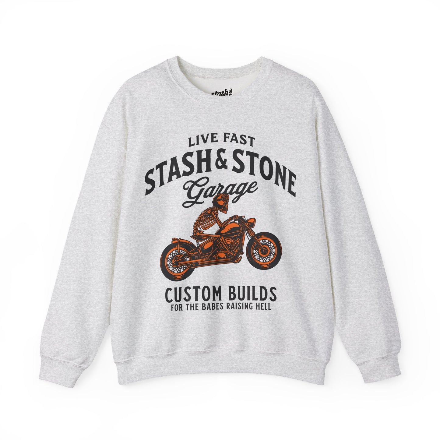 Live Fast Garage Crewneck