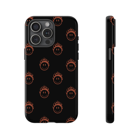 Flamin' Smiley Case