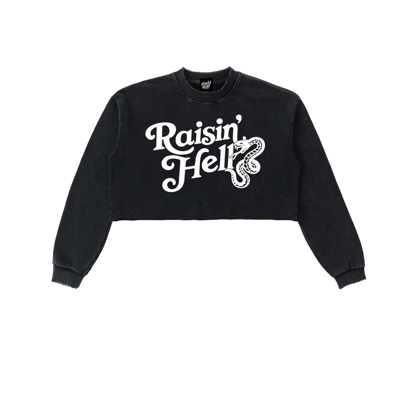 Raisin’ Hell Crop Sweatshirt