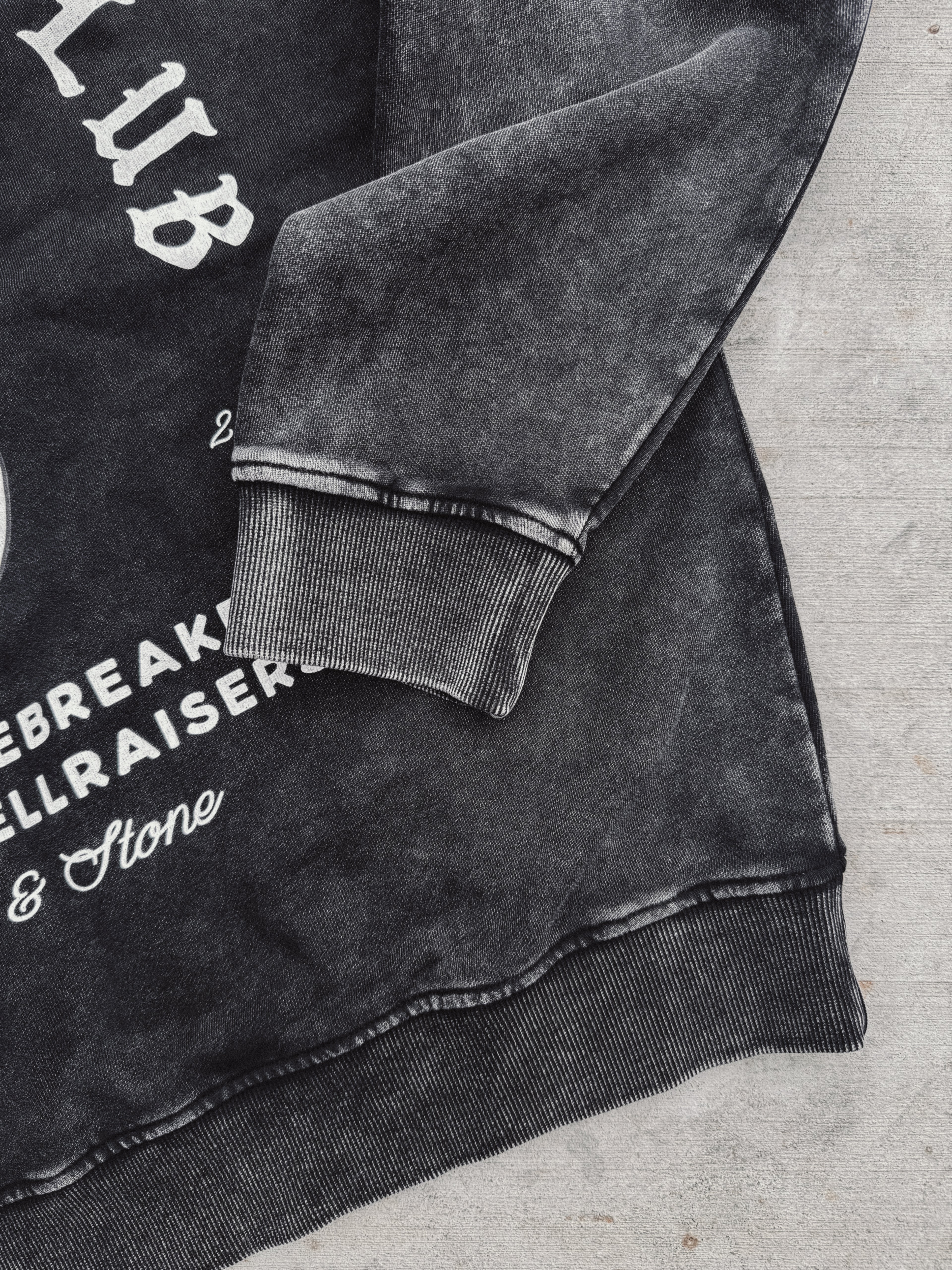 Rad Babes Club Acid Wash Crewneck