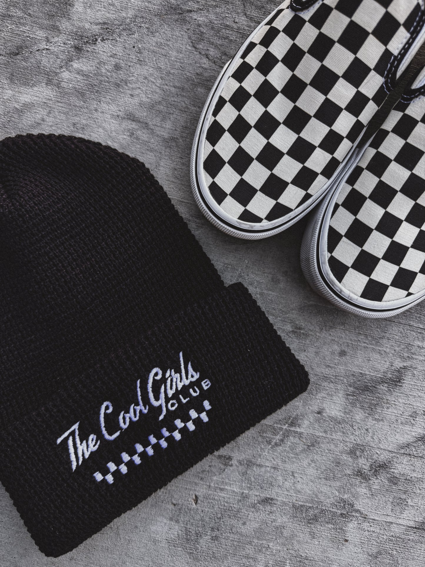 Cool Girls Club Waffle Beanie