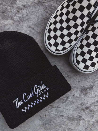 Cool Girls Club Waffle Beanie