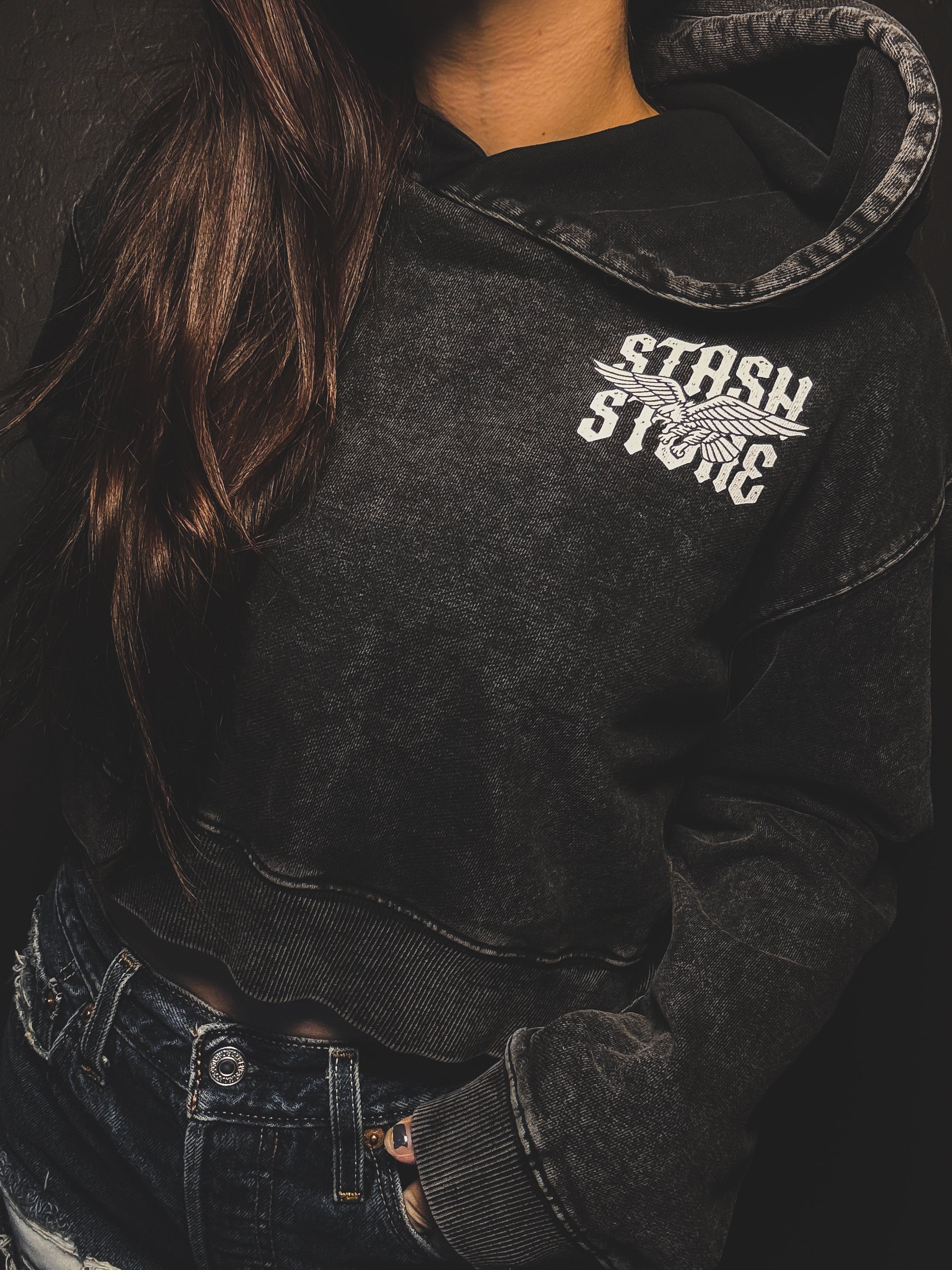 Free Bird Crop Hoodie