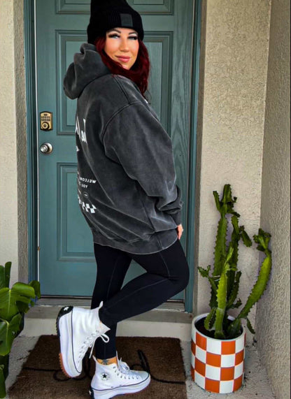 Cool Girls Club Acid Wash Hoodie