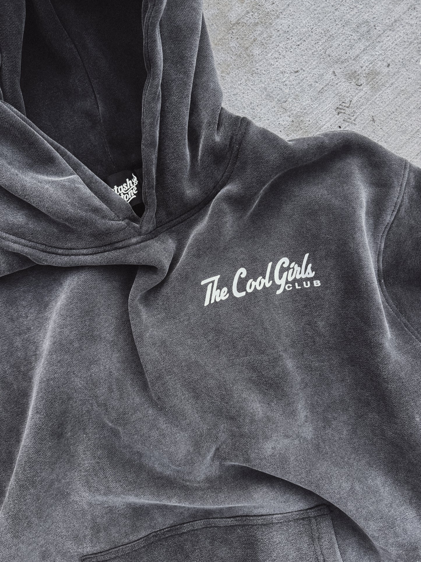 Cool Girls Club Acid Wash Hoodie
