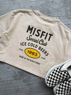 Misfit Club Crop Tee