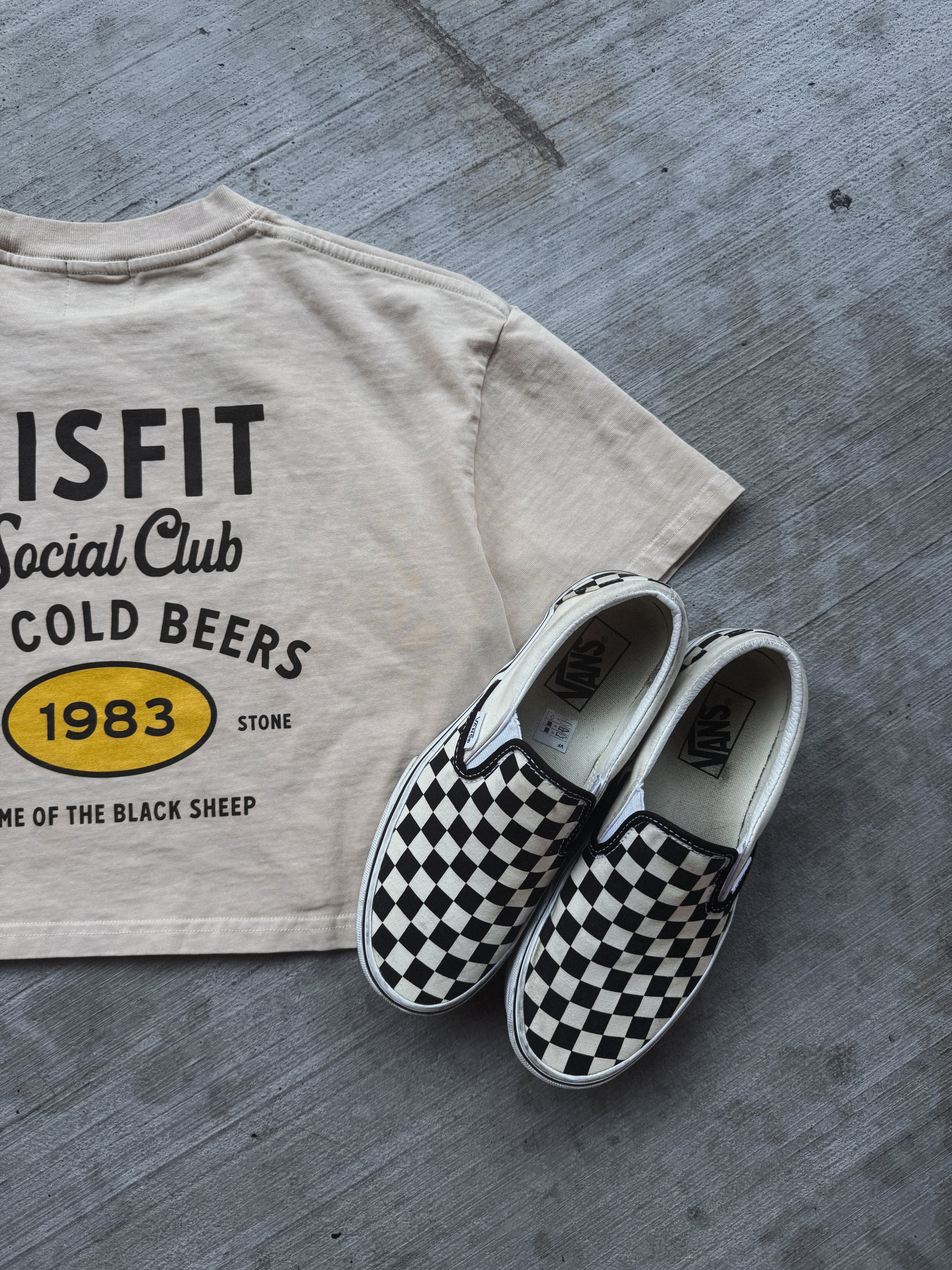 Misfit Club Crop Tee