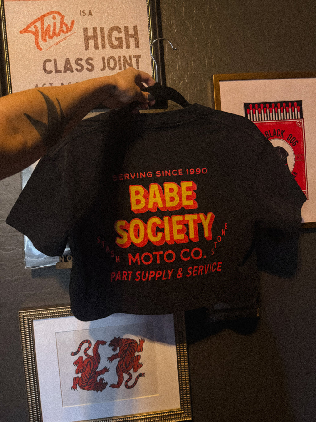 Babe Society Crop Tee