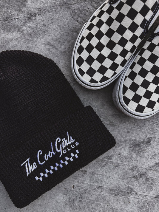 Cool Girls Club Waffle Beanie