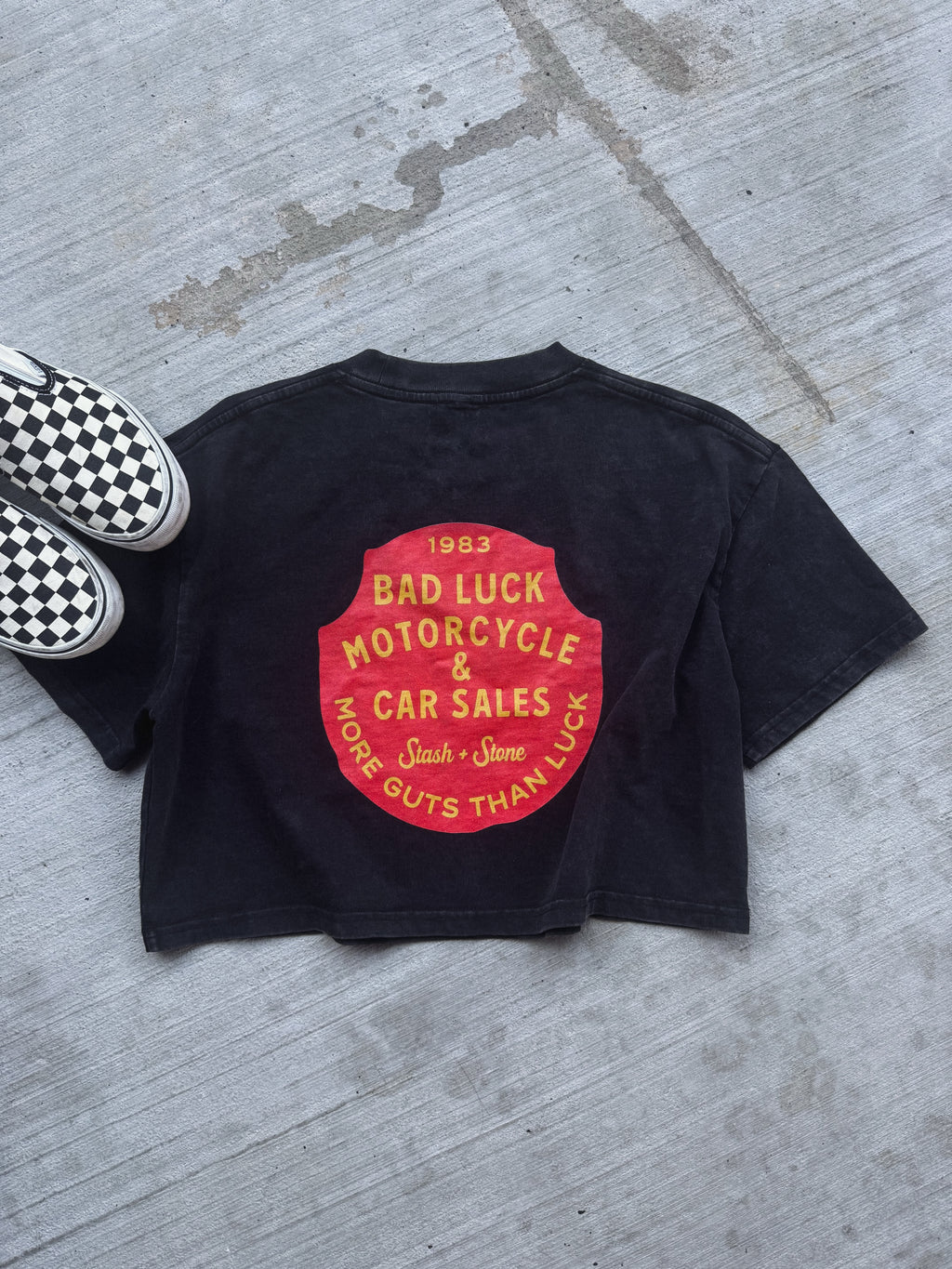 Bad Luck Garage Crop Tee