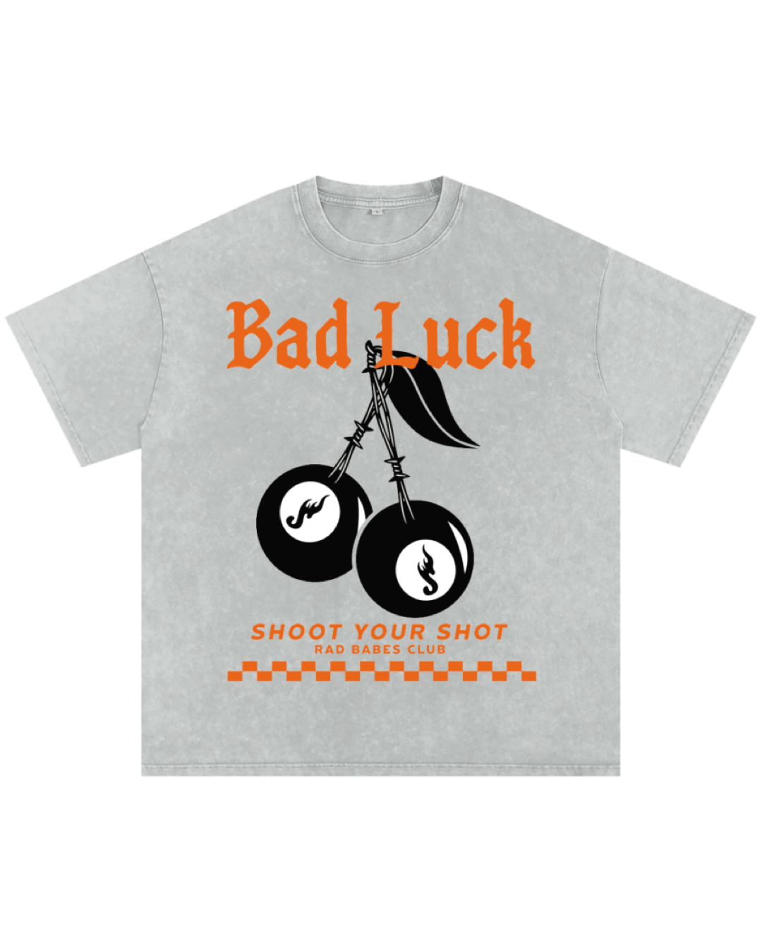 Bad Luck Acid Wash Tee