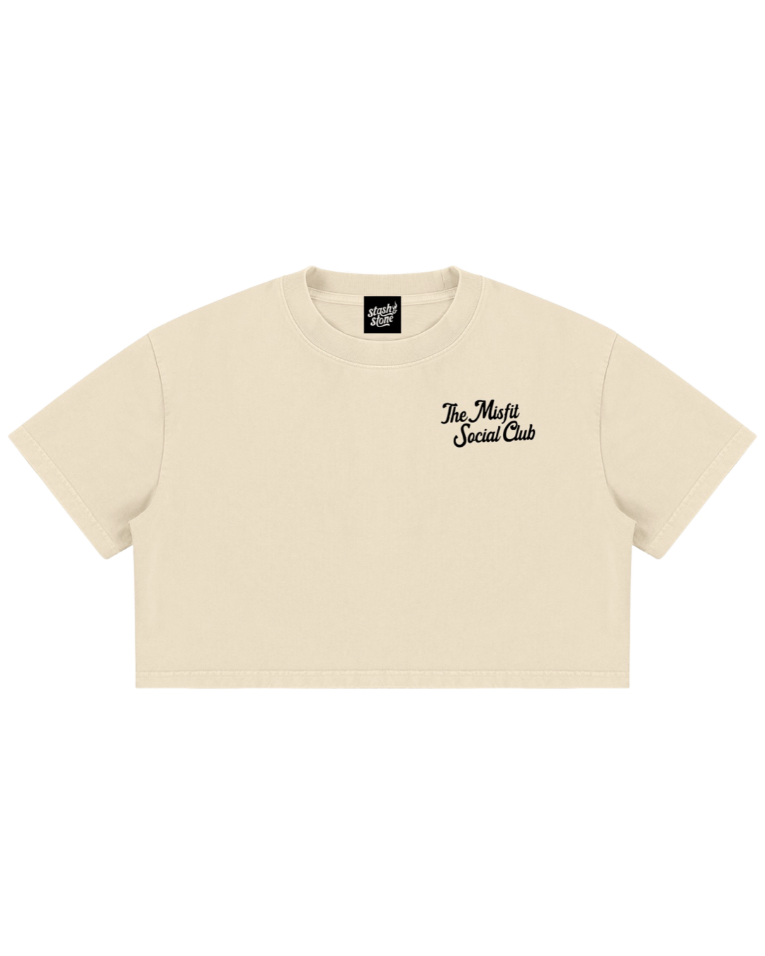 Misfit Club Crop Tee