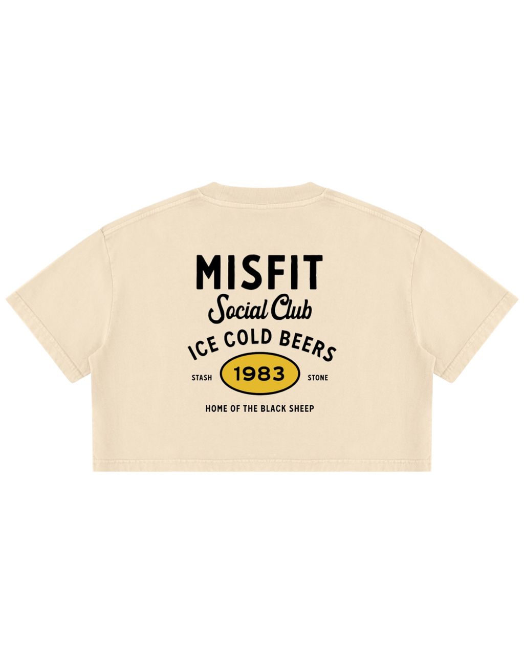 Misfit Club Crop Tee