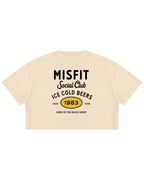 Misfit Club Crop Tee