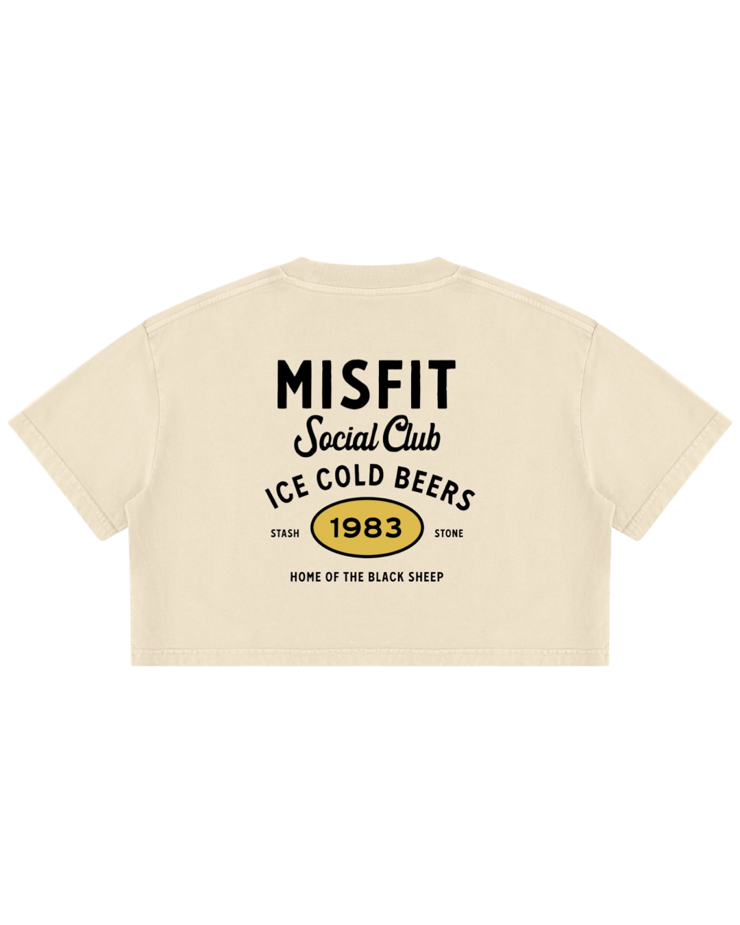 Misfit Club Crop Tee