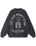 Rad Babes Club Acid Wash Crewneck