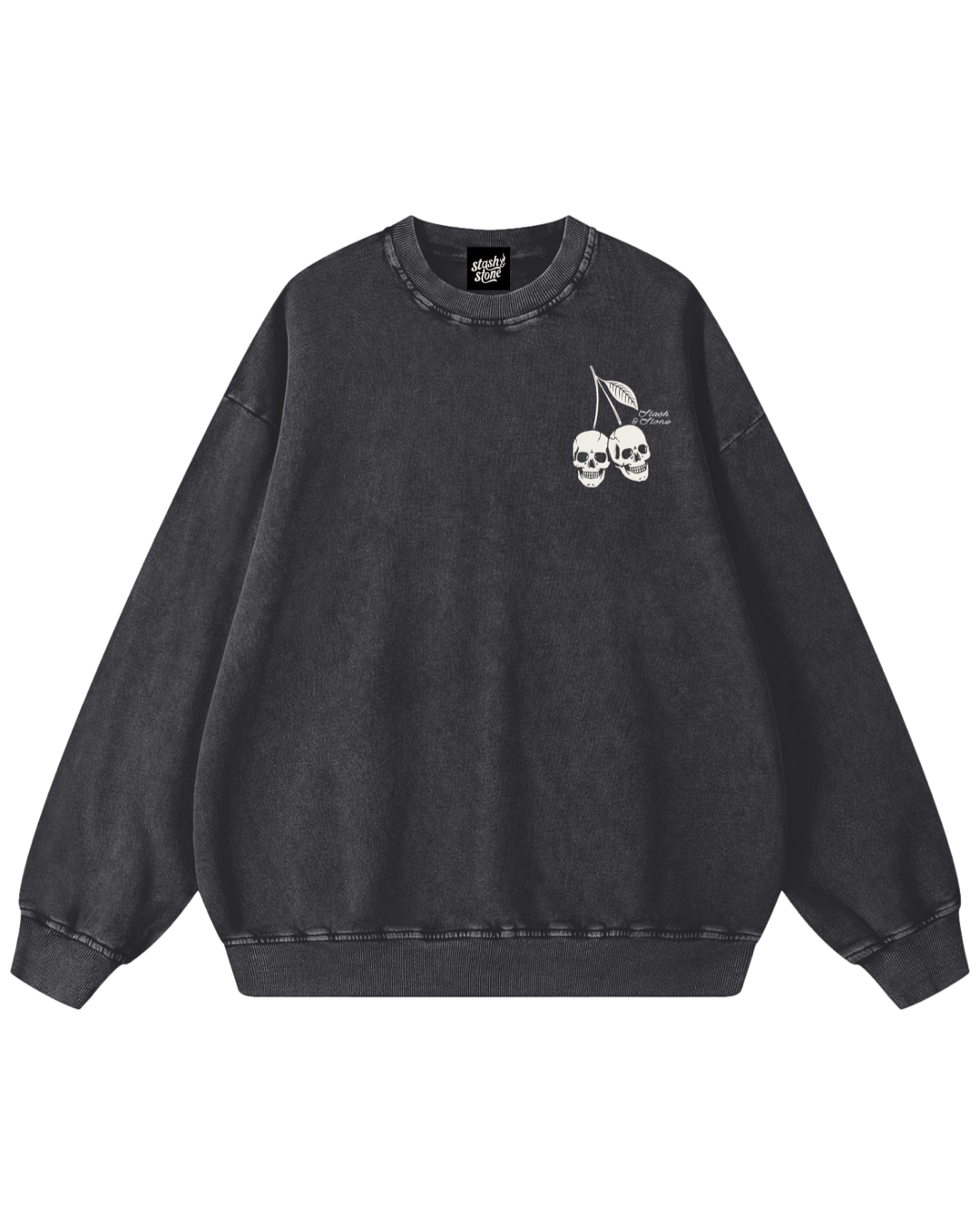 Rule Breakers Acid Wash Crewneck